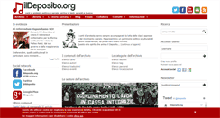 Desktop Screenshot of ildeposito.org