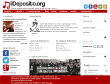 Tablet Screenshot of ildeposito.org